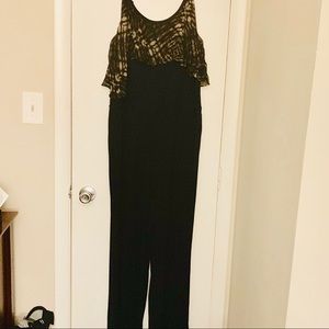 NWOT Black and Brown Romper